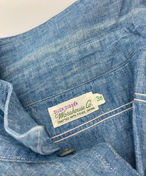WAREHOUSE（ウエアハウス）WAREHOUSE (ウエアハウス) デニムワークシャツ インディゴ サイズ:38の古着・服飾アイテム