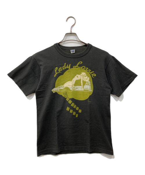 MSHILL（マックヒル）MSHILL (マックヒル) TOYS McCOY (トイズマッコイ) プリントTシャツ グレー サイズ:Sの古着・服飾アイテム
