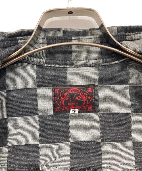 EVISU（エヴィス）EVISU (エヴィス) デニムシャツ グレー サイズ:36の古着・服飾アイテム