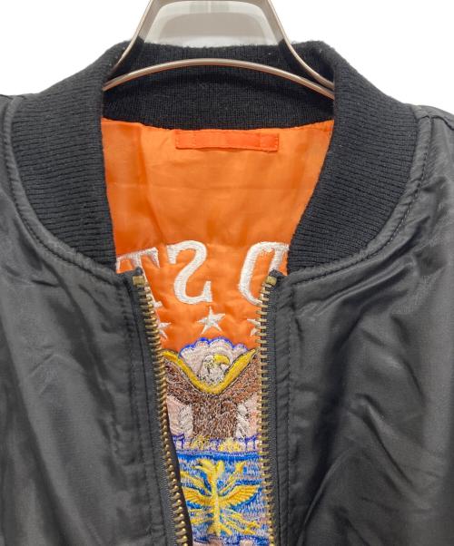 kadena air base（カデナ エア ベイス）kadena air base (カデナ エア ベイス) MA-1ジャケット ブラック サイズ:Mの古着・服飾アイテム