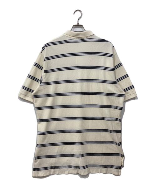 POLO RALPH LAUREN（ポロ・ラルフローレン）POLO RALPH LAUREN (ポロ・ラルフローレン) ポロシャツ ネイビーアイボリー サイズ:XLの古着・服飾アイテム