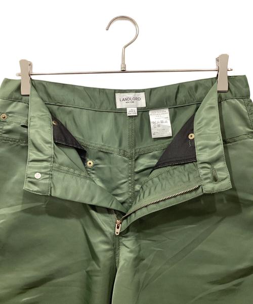 LANDLORD（ランドロード）LANDLORD (ランドロード) ストレートパンツ グリーン サイズ:Lの古着・服飾アイテム