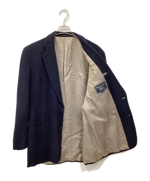 Burberry's（バーバリー）Burberry's (バーバリーズ) ウールテーラードジャケット ネイビー サイズ:LLの古着・服飾アイテム