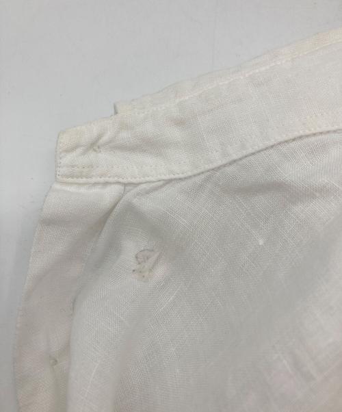 BROOKS BROTHERS（ブルックスブラザーズ）BROOKS BROTHERS (ブルックスブラザーズ) ボタンダウンリネンシャツ ホワイト サイズ:Sの古着・服飾アイテム