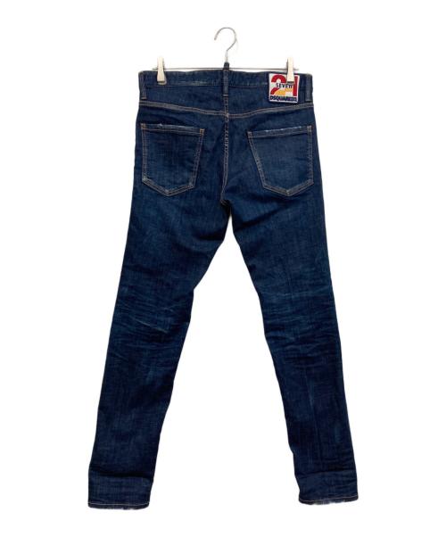 DSQUARED2（ディースクエアード）DSQUARED2 (ディースクエアード) ストレッチデニムジーンズ インディゴ サイズ:46の古着・服飾アイテム