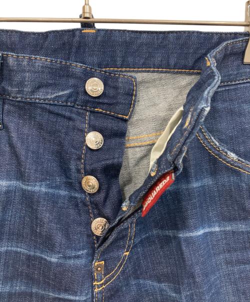 DSQUARED2（ディースクエアード）DSQUARED2 (ディースクエアード) ストレッチデニムジーンズ インディゴ サイズ:46の古着・服飾アイテム