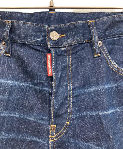 DSQUARED2（ディースクエアード）DSQUARED2 (ディースクエアード) ストレッチデニムジーンズ インディゴ サイズ:46の古着・服飾アイテム