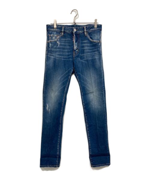 DSQUARED2（ディースクエアード）DSQUARED2 (ディースクエアード) デニムパンツ インディゴ サイズ:46の古着・服飾アイテム