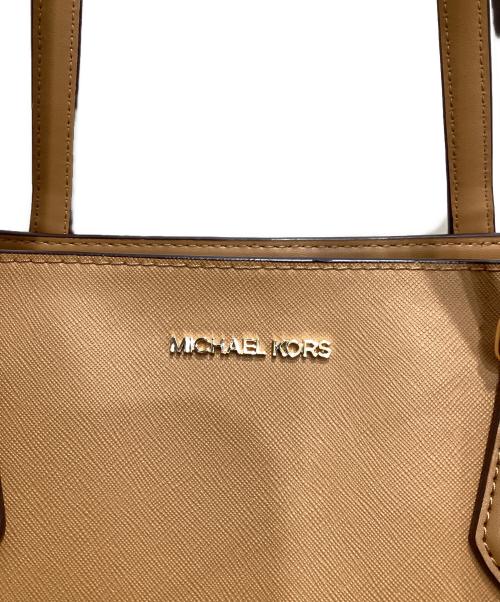 MICHAEL KORS（マイケル・コース）MICHAEL KORS (マイケル・コース) トートバッグ ベージュの古着・服飾アイテム