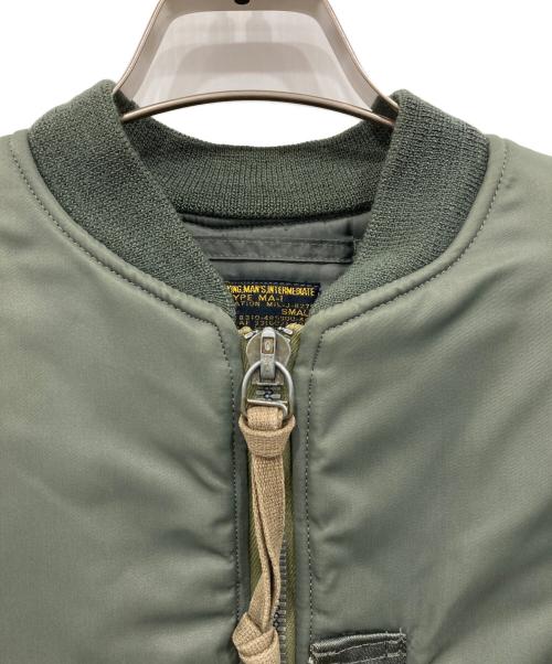 M.O.C.Ltd（エム・オー・シー）M.O.C.Ltd (エム・オー・シー) MA-1フライトジャケット オリーブ サイズ:Sの古着・服飾アイテム