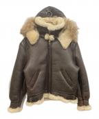 AVIREXアヴィレックス）の古着「B-3ムートンフライトジャケット」｜ブラウン