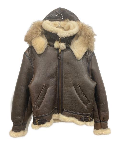 AVIREX（アヴィレックス）AVIREX (アヴィレックス) B-3ムートンフライトジャケット ブラウン サイズ:38の古着・服飾アイテム