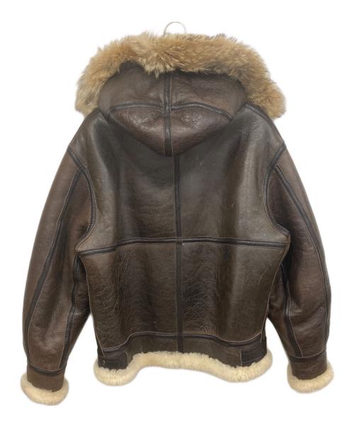 AVIREX（アヴィレックス）AVIREX (アヴィレックス) B-3ムートンフライトジャケット ブラウン サイズ:38の古着・服飾アイテム