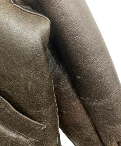 AVIREX（アヴィレックス）AVIREX (アヴィレックス) B-3ムートンフライトジャケット ブラウン サイズ:38の古着・服飾アイテム