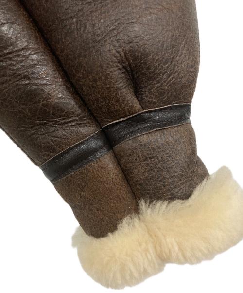 AVIREX（アヴィレックス）AVIREX (アヴィレックス) B-3ムートンフライトジャケット ブラウン サイズ:38の古着・服飾アイテム