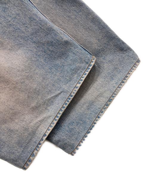 masu（エムエーエスユー）masu (エムエーエスユー) デニムパンツ ピンクインディゴ サイズ:46の古着・服飾アイテム