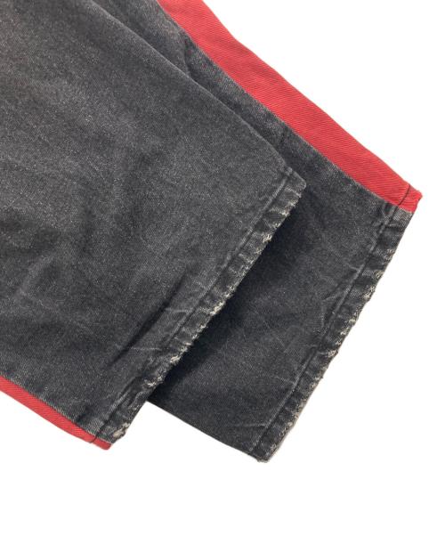 Saint martin（セント・マーチン）Saint martin (セント・マーチン) サイドラインデニムパンツ ブラック サイズ:Sの古着・服飾アイテム