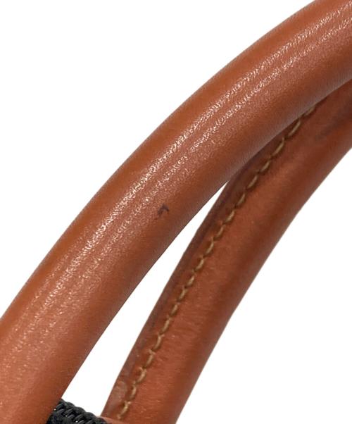 FENDI（フェンディ）FENDI (フェンディ) PVCレザーハンドバッグ ベージュの古着・服飾アイテム