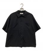 rinリン）の古着「半袖オーバーシャツ」｜ブラック