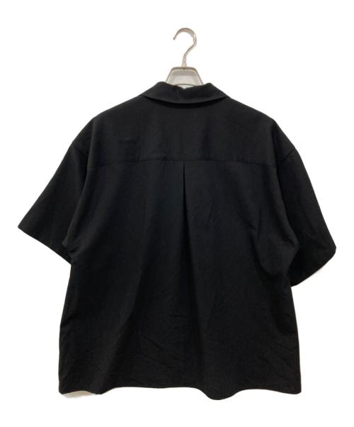 rin（リン）rin (リン) 半袖オーバーシャツ ブラック サイズ:Mの古着・服飾アイテム