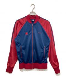 adidas（アディダス）の古着「トラックジャケット」｜ネイビー×レッド