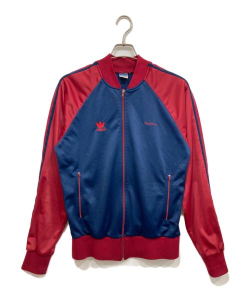 adidas（アディダス）adidas (アディダス) トラックジャケット ネイビー×レッド サイズ:表記なしの古着・服飾アイテム