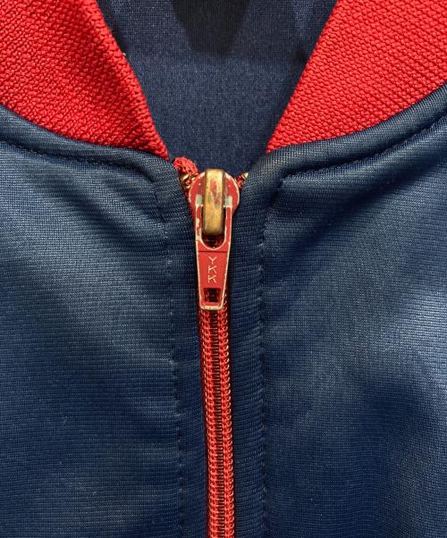 adidas（アディダス）adidas (アディダス) トラックジャケット ネイビー×レッド サイズ:表記なしの古着・服飾アイテム