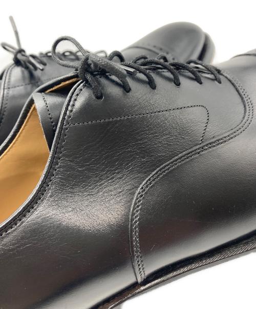 JOHNSTON&MURPHY（ジョンストン＆マーフィー）JOHNSTON&MURPHY (ジョンストン＆マーフィー) パンチドキャップトゥシューズ/24-8569 ブラック サイズ:SIZE 9の古着・服飾アイテム