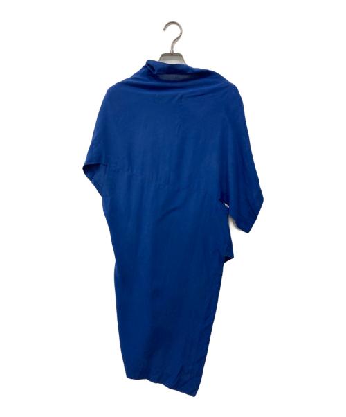 tricot COMME des GARCONS（トリココムデギャルソン）tricot COMME des GARCONS (トリココムデギャルソン) 変形ブラウス ブルー サイズ:内タグ印字消えにより不明の古着・服飾アイテム