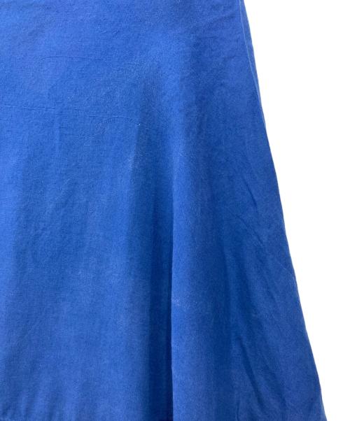 tricot COMME des GARCONS（トリココムデギャルソン）tricot COMME des GARCONS (トリココムデギャルソン) 変形ブラウス ブルー サイズ:内タグ印字消えにより不明の古着・服飾アイテム