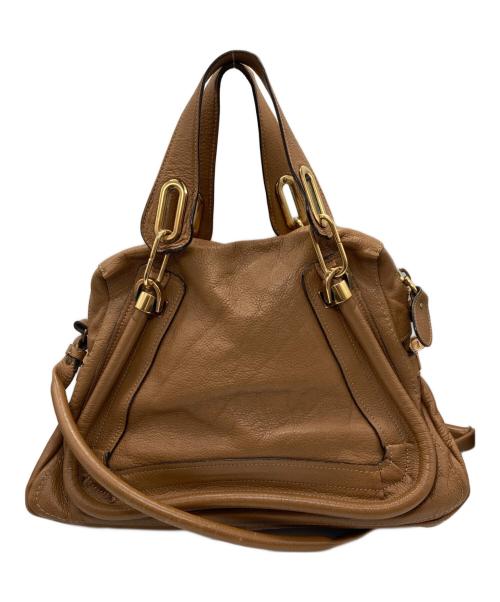 Chloe（クロエ）Chloe (クロエ) パラティ 2WAYショルダーバッグ ブラウンの古着・服飾アイテム