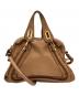 Chloe（クロエ）の古着「パラティ 2WAYショルダーバッグ」｜ブラウン
