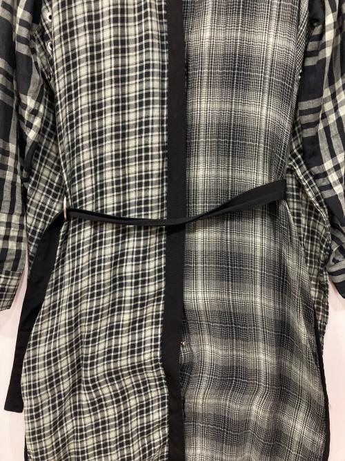DIESEL（ディーゼル）DIESEL (ディーゼル) シャツワンピース ブラック×グリーン サイズ:XSの古着・服飾アイテム