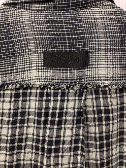 DIESEL（ディーゼル）DIESEL (ディーゼル) シャツワンピース ブラック×グリーン サイズ:XSの古着・服飾アイテム