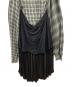 中古・古着 DIESEL (ディーゼル) シャツワンピース ブラック×グリーン サイズ:XS：5000円