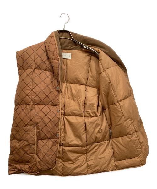 CELINE（セリーヌ）CELINE (セリーヌ) マカダム柄ダウンベスト ベージュ サイズ:Freeの古着・服飾アイテム