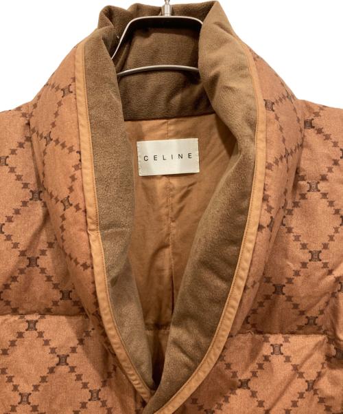 CELINE（セリーヌ）CELINE (セリーヌ) マカダム柄ダウンベスト ベージュ サイズ:Freeの古着・服飾アイテム
