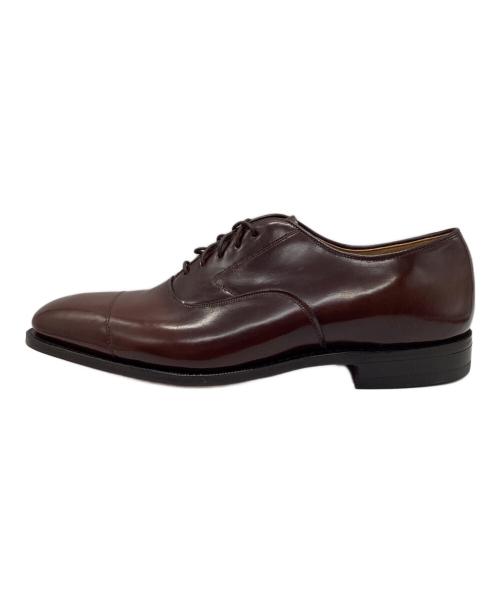 JOHNSTON&MURPHY（ジョンストン＆マーフィー）JOHNSTON&MURPHY (ジョンストン＆マーフィー) ストレートチップシューズ ブラウン サイズ:8　1/2の古着・服飾アイテム