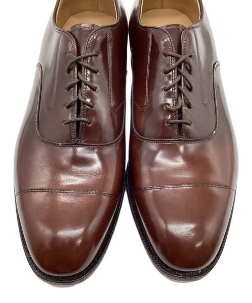 JOHNSTON&MURPHY（ジョンストン＆マーフィー）JOHNSTON&MURPHY (ジョンストン＆マーフィー) ストレートチップシューズ ブラウン サイズ:8　1/2の古着・服飾アイテム