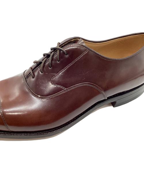JOHNSTON&MURPHY（ジョンストン＆マーフィー）JOHNSTON&MURPHY (ジョンストン＆マーフィー) ストレートチップシューズ ブラウン サイズ:8　1/2の古着・服飾アイテム