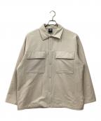 NEW BALANCEニューバランス）の古着「裏起毛コーチジャケット」｜アイボリー