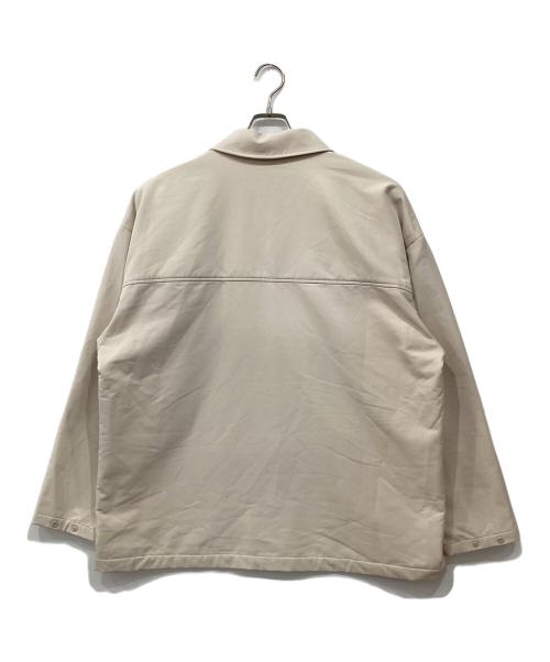 NEW BALANCE（ニューバランス）NEW BALANCE (ニューバランス) 裏起毛コーチジャケット アイボリー サイズ:Lの古着・服飾アイテム