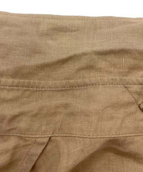 MUSE de Deuxieme Classe（ミューズ ドゥーズィエム クラス）MUSE de Deuxieme Classe (ミューズ ドゥーズィエム クラス) LINEN ロングシャツワンピース ベージュ サイズ:表記無し(実寸を参照ください)の古着・服飾アイテム