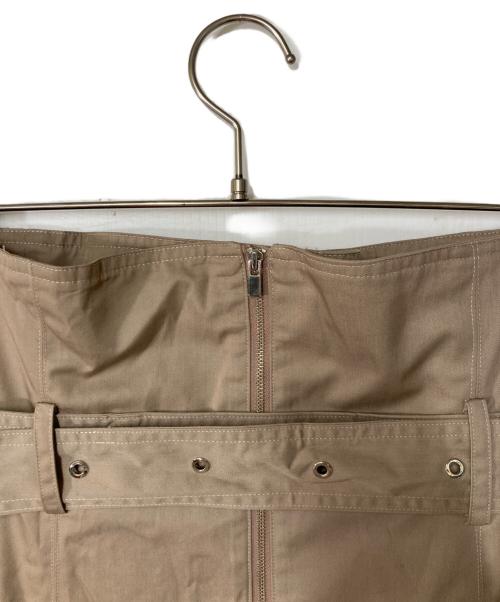 ROKH（ロク）rokh (ロク) 切替スカート ベージュ サイズ:36の古着・服飾アイテム