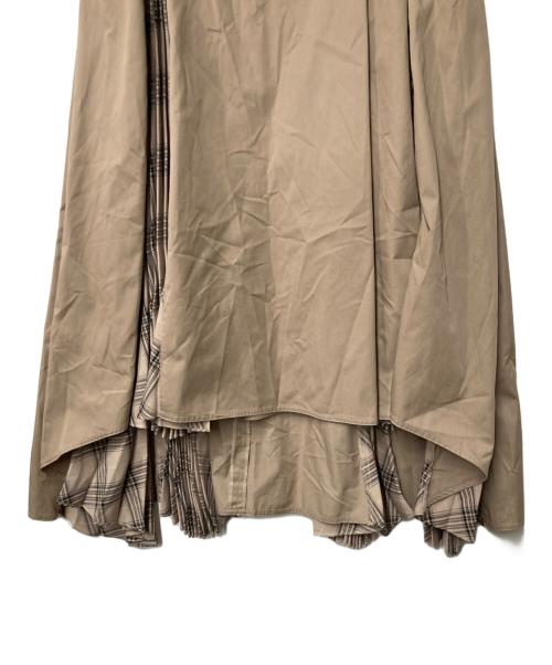 ROKH（ロク）rokh (ロク) 切替スカート ベージュ サイズ:36の古着・服飾アイテム