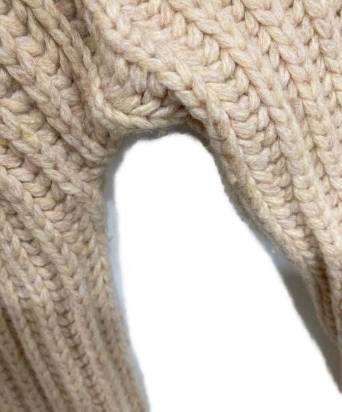 loin.（ロワン）loin. (ロワン) ハイネックローゲージニット ベージュ サイズ:Mの古着・服飾アイテム