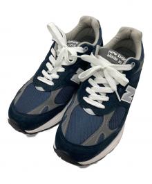 NEW BALANCE（ニューバランス）の古着「ローカットスニーカー」｜ネイビー