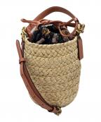 COACHコーチ）の古着「ドローストリング バケットバッグ」｜アイボリー