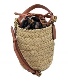 COACH（コーチ）の古着「ドローストリング バケットバッグ」｜アイボリー