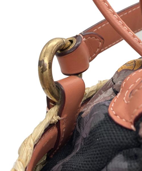 COACH（コーチ）COACH (コーチ) ドローストリング バケットバッグ アイボリーの古着・服飾アイテム